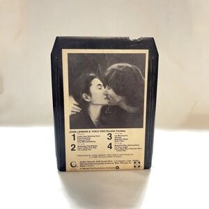 John Lennon & Yoko Ono Double Fantasy 8 Track Tape Untested